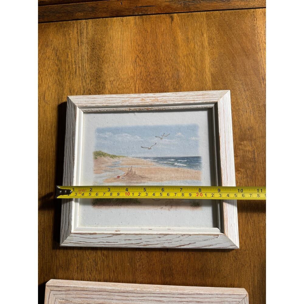 Set of 2 Coastal Beach Framed Prints Barbara Fleri Judy Mandolf - Picture 7 of 9